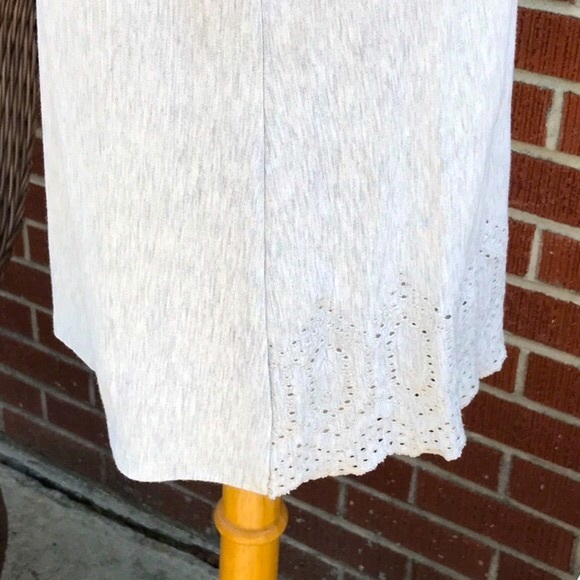 Max Jeans Short Sleeve Tunic T-shirt in Heathered Grey Size Large - Picture 5 of 12